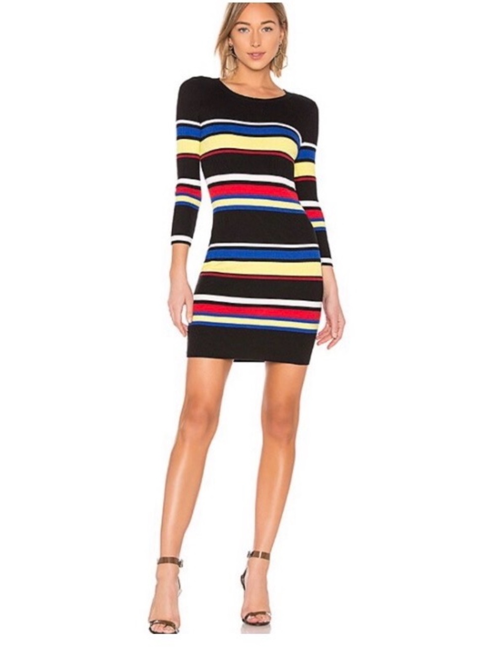 Sanctuary Women's Trailblazer Striped Mini Sweater Dress BNWT